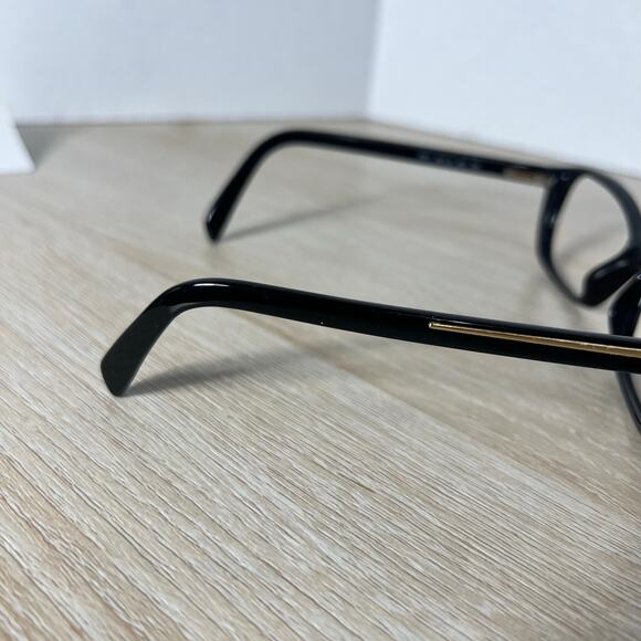 Fendi F977 001 Sunglasses Frames Only Glossy Black Gold 54-14-135 Italy main image 10